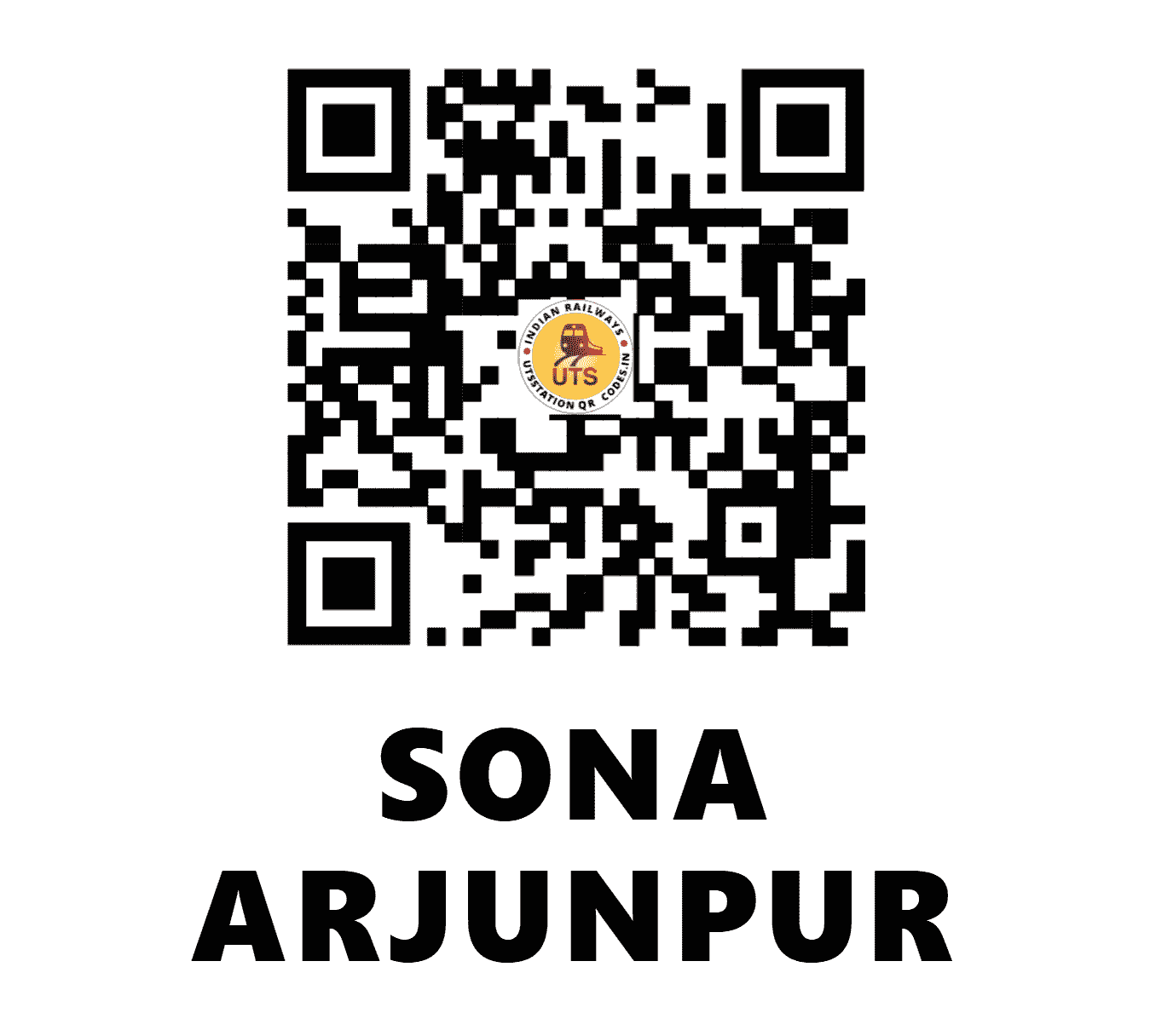 UTS QR Code for SONA ARJUNPUR - SNAP (NR - UTTAR PRADESH)